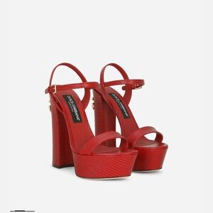 Dolce & Gabbana red heels. Brand new!